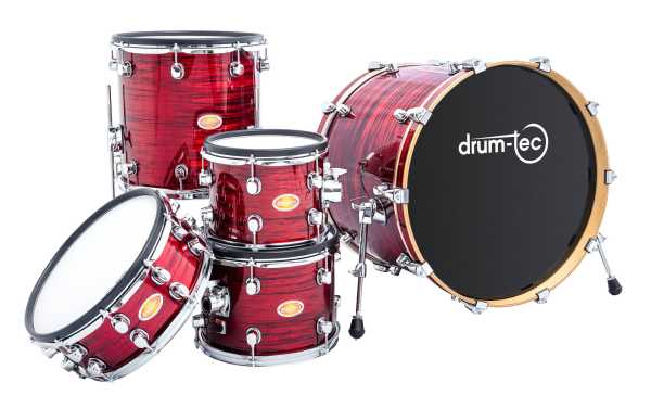 drum-tec pro custom Shell Set (red oyster)